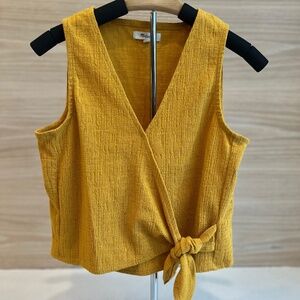 Small Madewell Faux Wrap Tank